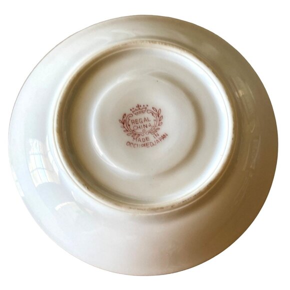 Teacup and Saucer Demitasse Vintage Regal China Occupied Japan 1947 - 1952 - Picture 11 of 14